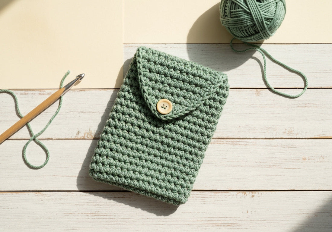 7 Easy Crochet Phone Pouches Beginners Can Make Fast