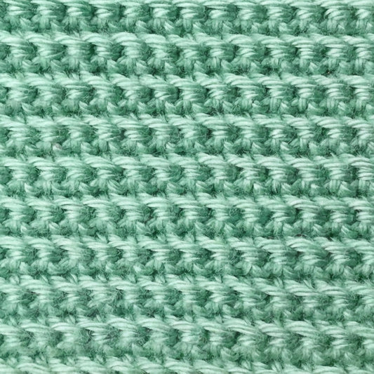 Single Crochet Back Loop Only (sc BLO)