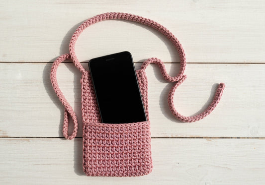 Crossbody Crochet Phone Sling