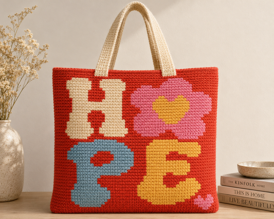 Hope Crochet Tote Bag Pattern